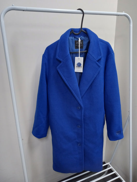 Soho Blue Delicate Fabric Coat (Medium Size)