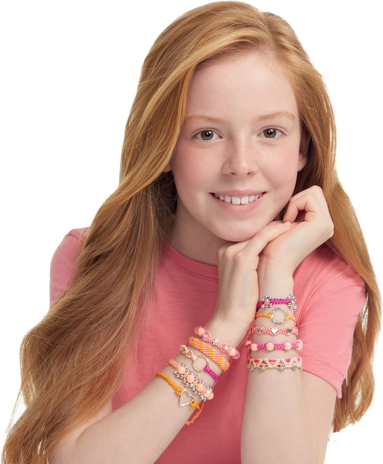 {END IN 07.15} Macrame Friendship Bracelets | Making Kit for Girls | Kids String Bracelets Making Kit | Friendship Bracelets Craft Kit w/Threads, Beads & More - DIY Bracelets Kit for Girls