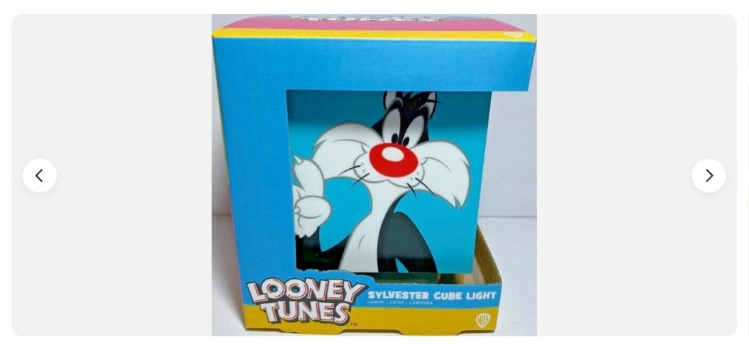 {END IN 07.15} PALADONE LOONEY TUNES SYLVESTER CUBE LIGHT