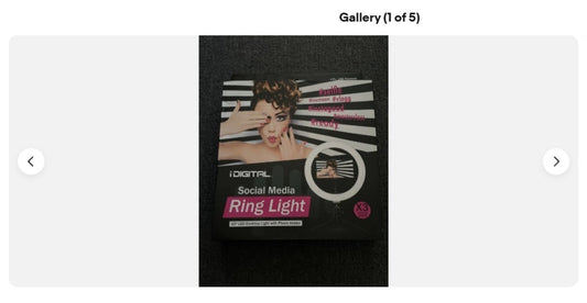 {END IN 07.15} iDIGITAL Social Media Selfie Ring Light 10'' LED Desktop Light with Phone Holder