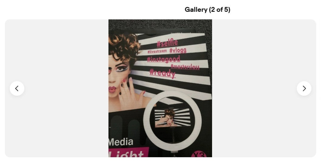 {END IN 07.15} iDIGITAL Social Media Selfie Ring Light 10'' LED Desktop Light with Phone Holder